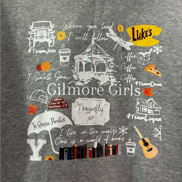 Gray Gilmore Girls Hoodie - Picture 2 of 4